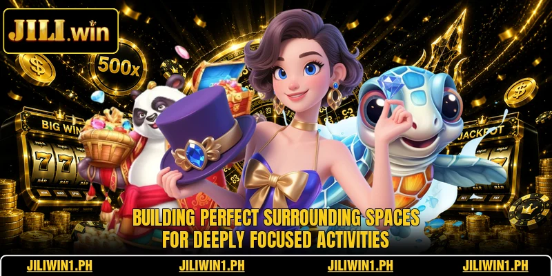 Building perfect surrounding spaces for deeply focused activities