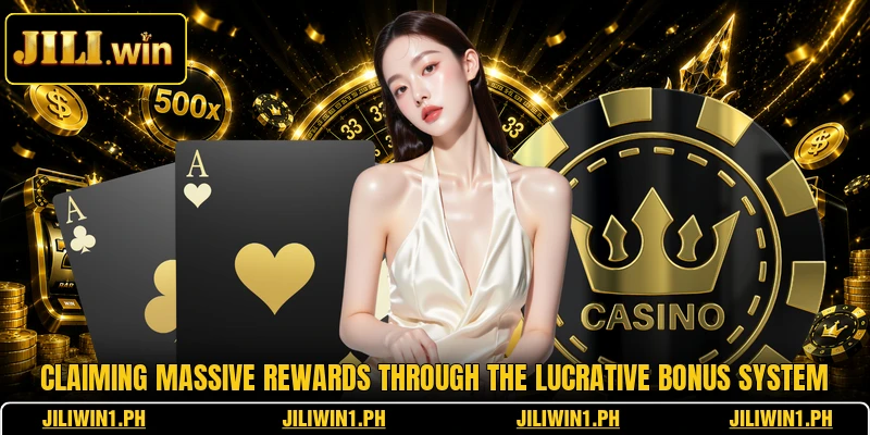 Claiming massive rewards through the lucrative bonus system