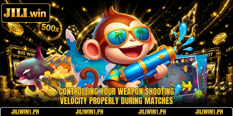 Controlling your weapon shooting velocity properly during matches