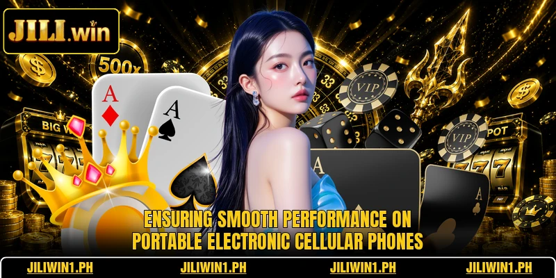 Ensuring smooth performance on portable electronic cellular phones