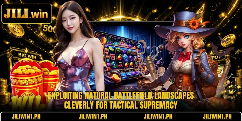 Exploiting natural battlefield landscapes cleverly for tactical supremacy