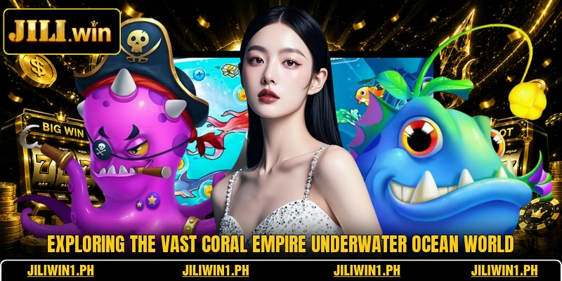 Exploring the vast coral empire underwater ocean world