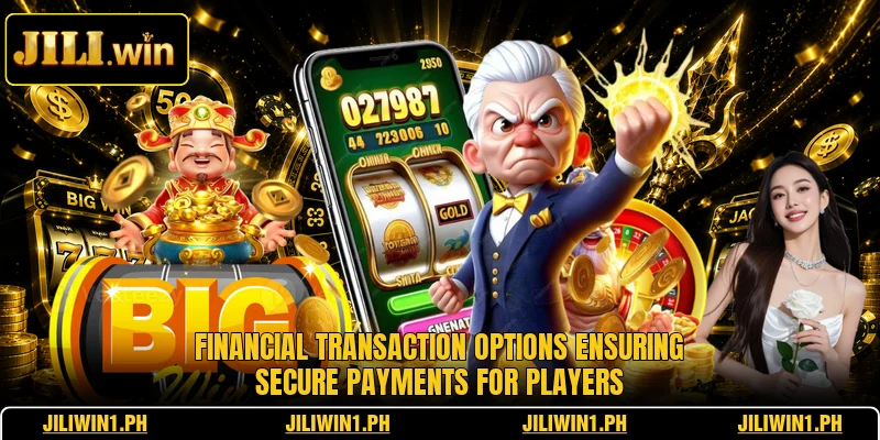 Financial transaction options ensuring secure payments for players