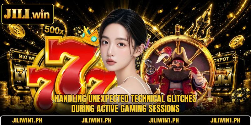 Handling unexpected technical glitches during active gaming sessions