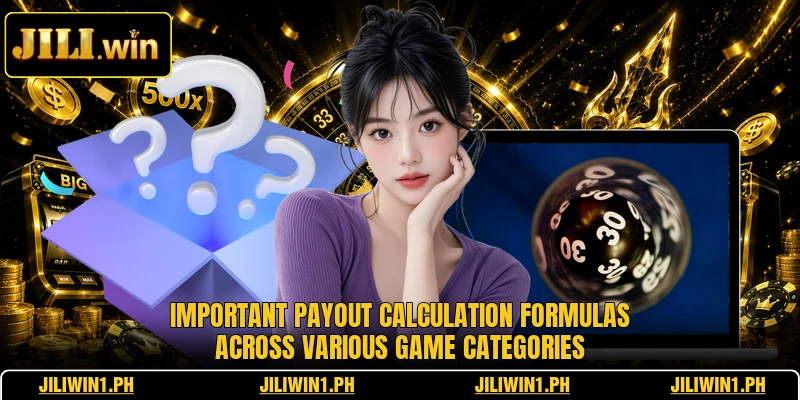 Important payout calculation formulas across various game categories